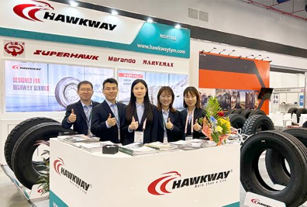 Hawkway Tyre Presents a Variety of New Products at Latin Tyre Expo in Panama 